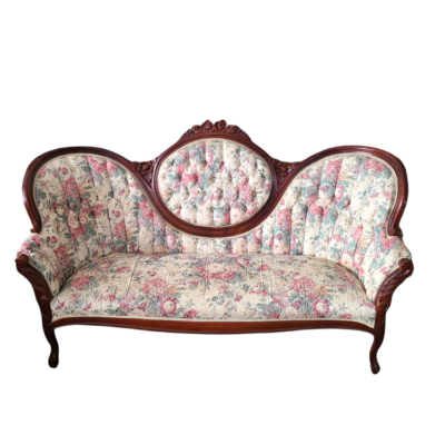 floral settee