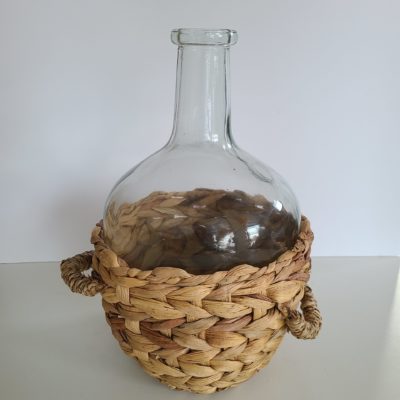 wicker vase
