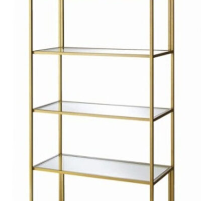gold book shelf