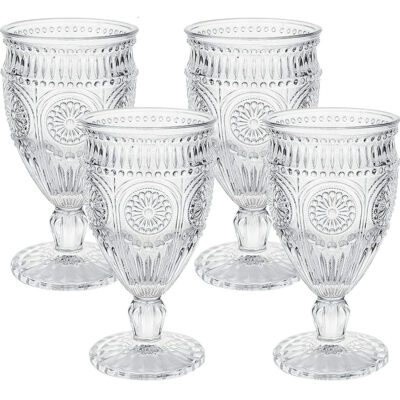clear goblets