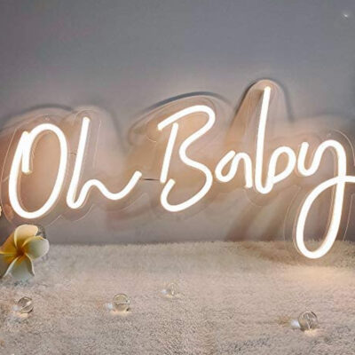 oh baby sign neon